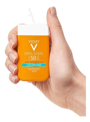 Bloqueador Ideal Soleil Spf 50 Pocket 30ml Ultra Light Vichy