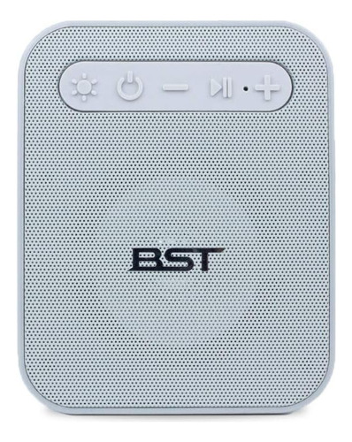Bocina Bluetooth Portátil, Aux, Usb, Microsd, Radio Fm Color Gris