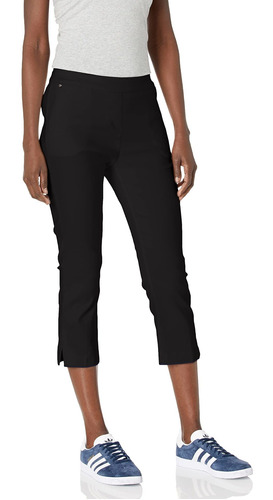 Tribal Flatten It - Pantalones Capri Para Mujer, Negro, 10