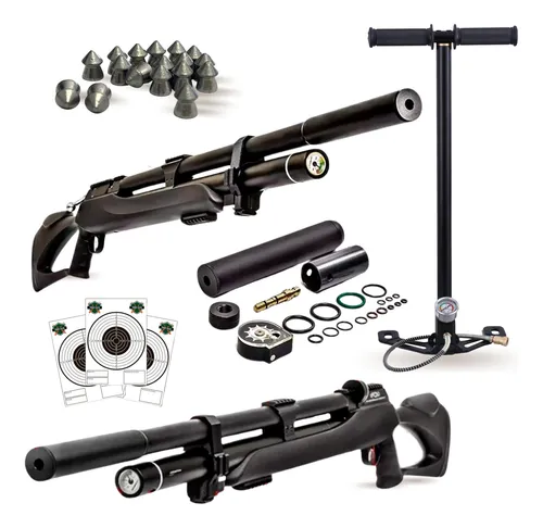 comprar Rifle Fox Pcp M25 Inflador Balines Calibre Funda P