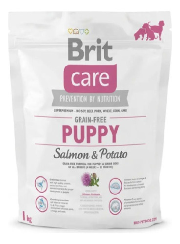 Brit Care Puppy Grain Free De Salmón 1 Kg