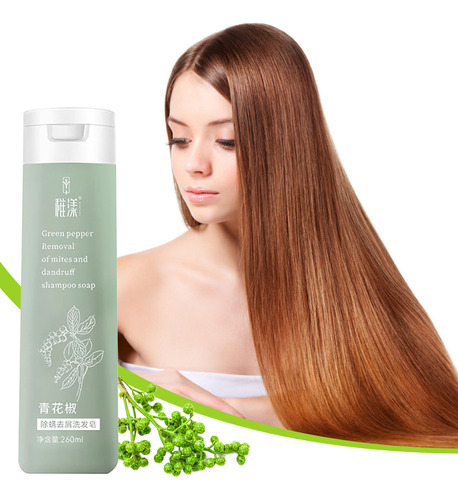 Champú Con Jabón Eliminador De Caspa Green Shampoo Oil Contr