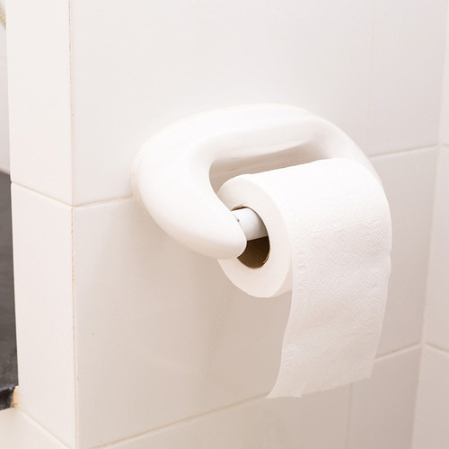 6×rodillo Soporte Repuesto Con Resorte, 6 Piezas, Blanco Y