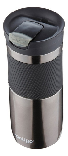 Vaso Termico Contigo Byron Acero Inox Gunmetal 473ml -rex Color Gris Liso