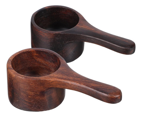 Juego Yardwe 2 Cucharas Medidoras De Madera Para Café