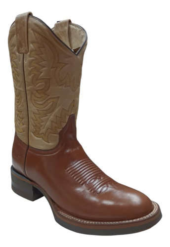 Bota Wrangler Roper Oklan H06 100% Piel Suela Hule