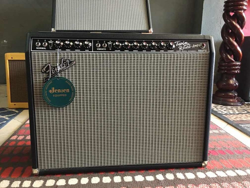 Amplificador Fender Twin-Reverb-Amp preto/prata