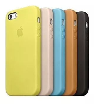 realce Formular Mucama Funda Original Silicone Case iPhone 5 5s Se Colores + Envio