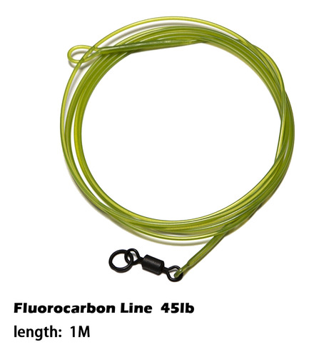 Linha Principal De Fluorocarbono De 1m 45lb Fishing Leader L