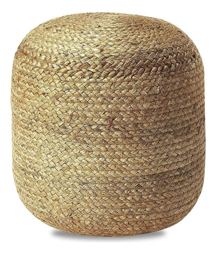 Pedestal Pouf Ottoman Hand Braided 100% Jute Pouf Foot ...