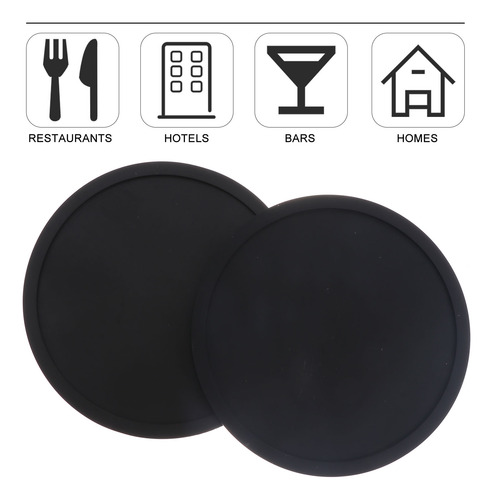 Tapetes Redondos De Silicone Para Copos De Chá Espessados Re