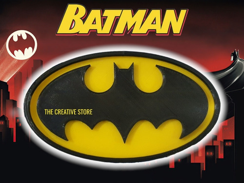 Batman - Logo 3d - Placa - Dc Comics. | Meses sin intereses