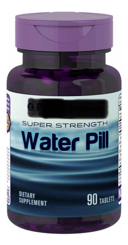 Water Pill 90 Cáps Pipingrock Controle Do Peso () Sabor Sem Sabor- Val 09/25