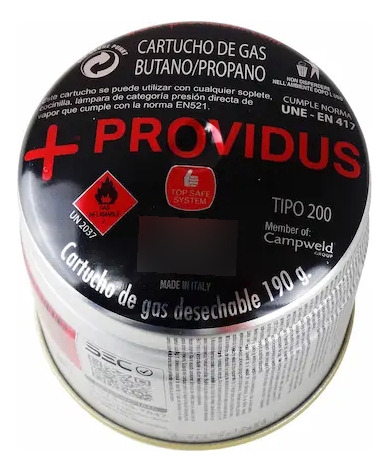 Pack 3 Cartucho Gas Propano Butano 190 Gr Cocinilla Soplete
