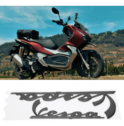// Pegatina Emblema Calcomanía 3 Dimensiones Vespa Gts300