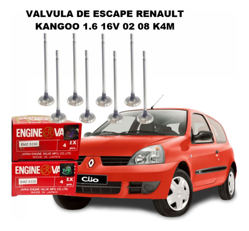 Valvula De Escape Renault  Kangoo 1.6 16v 02 08 K4m