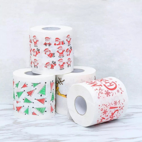 - Papel Higiénico X Hogar Ducha De Papá Noel Cena De Navidad