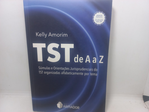 Livro - Tst De A A Z - Kelly Amorim - Gb - 3338