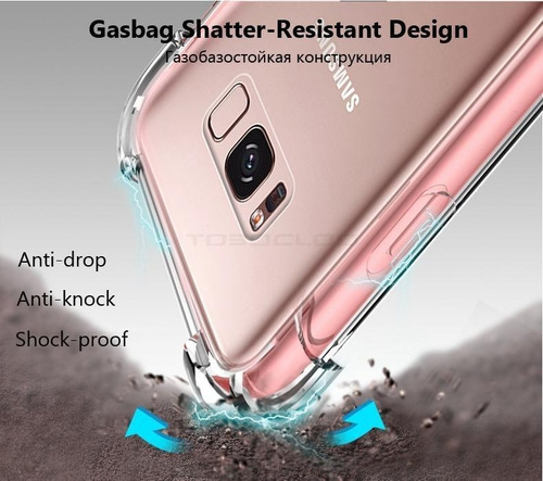 Imagen 7 de 10 de Funda Para Galaxy Goma Gruesa Esquinas Reforzada Anti Golpes