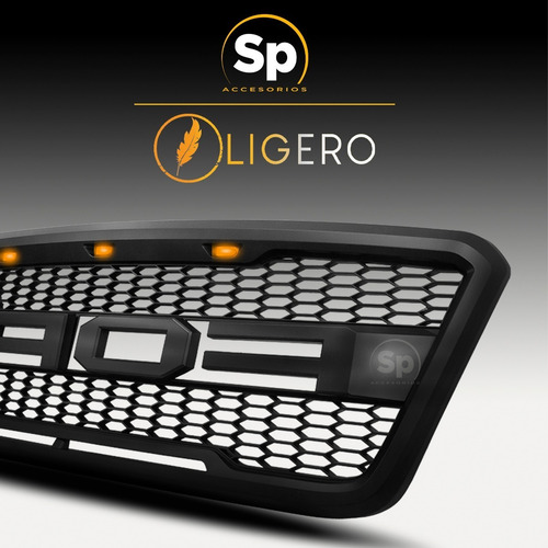 Imagen 7 de 10 de Parrilla Ford Raptor Con Leds Para Ford Lobo F150 2005 Calid