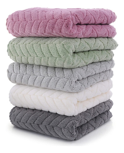 Juego 5 Toallas De Mano Colgantes Microfibra Absorbentes Pat