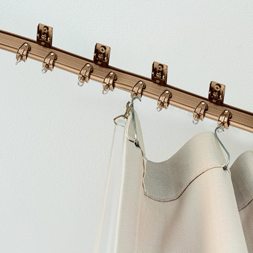 Riel De Cortina Flexible Curvo