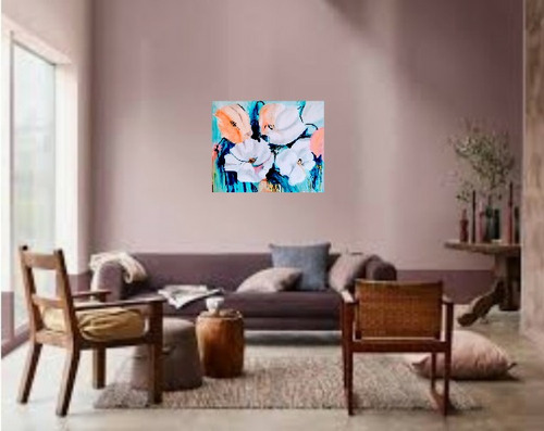 Imagen 7 de 7 de Pintura Acrílica En Lienzo, Medidas 50 Por 60 Cm.