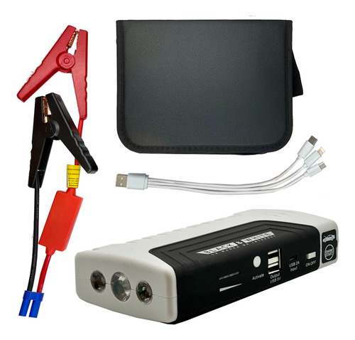 Cargador Arrancador De Bateria Para Auto Powerbank 13800mah