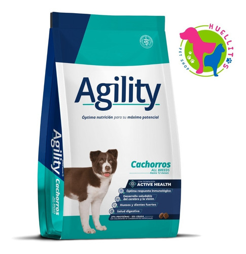 Agility Perro Cachorro X 3 Kg- E/gratis Z/oeste Huellitas 