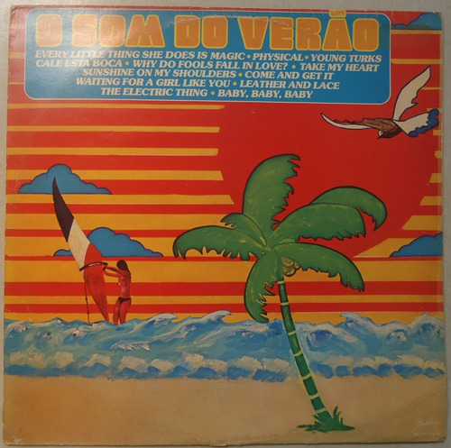 Lp O Som Do Verão 1981, Disco Vinil Coletânea Internacional