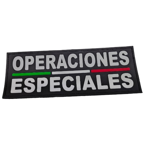Kit Parches Pvc Insignia Chaleco Operaciónes Especial 