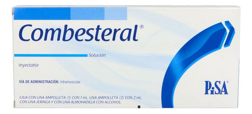 Combesteral Caja Con Ampolleta De 1 Ml Y Dos Ampolletas De 2