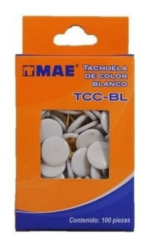 Tachuela Mae Blanca C/100 Piezas Tcc-bl /v