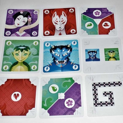 Yokai Juego De Mesa Cartas Bureau Buro Espiritus Inquietos