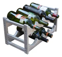 Comprar Cava Porta Botellas Vino Hogare Madera Elegante Y Moderna Color Vintage