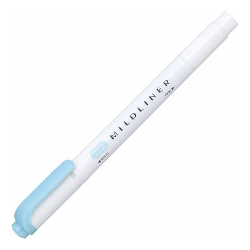 Marca-texto Mildliner Ponta Dupla Blue - Zebra