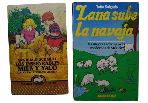 Paquete:2 Libros Cuentos Cortos Y Adivinanzas Niños 6-12años