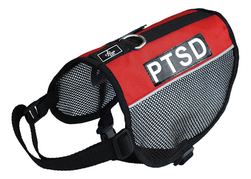 Arnés De Malla Para Perros De Servicio Ptsd Cool Comfort Nyl