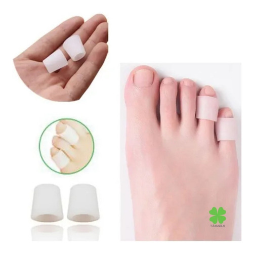Imagem 8 de 10 de Dedeira Silicone Anti-sensibilidade Joanete Atrito Calos Pes