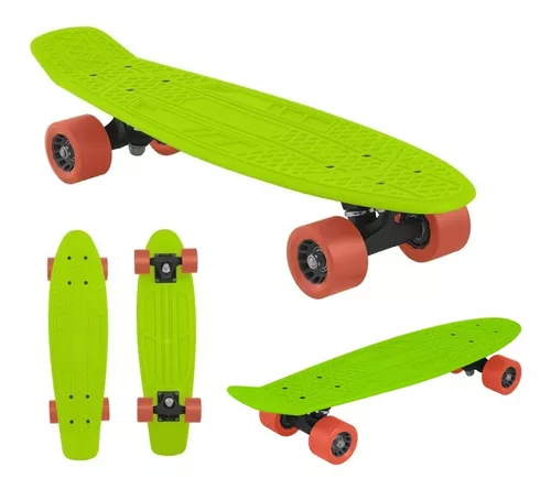 Skate Infantil Adulto Mini Longboard Cruiser Lançamento Nfe - Pro