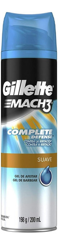 Gel Para Afeitar Gillette Mach3 Complete Defense Suave 200ml