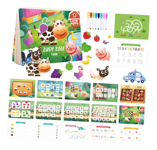 Libro De Calcomanías Para Niños Libros De Tema De