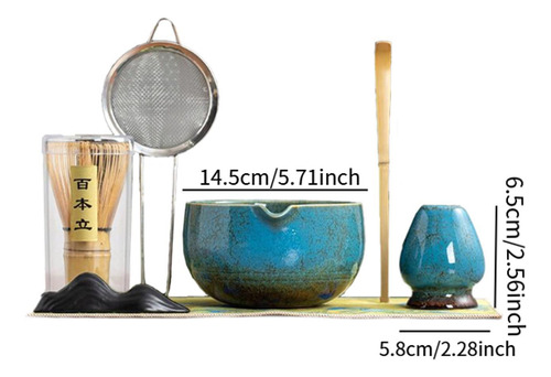 7pcs Matcha Wathisk Set Matcha Ceremony Kit Elegante