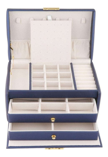 Caja De Almacenamiento De Joyas Pulseras Reloj Cajas De Bara