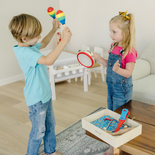 Set musical Melissa & Doug Band-in-a-Box con 10 instrumentos