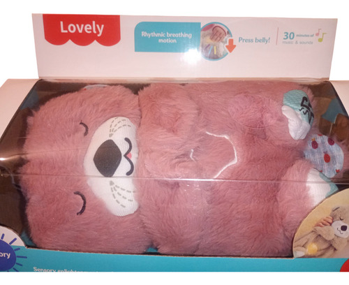 Peluche De Apego Con Luz, Melodía Y Respiración