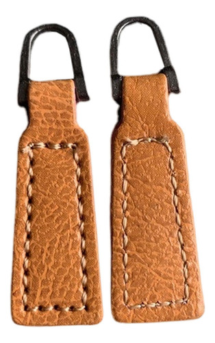 2x Puxadores De Zíper Puxadores De Couro Pu Decorativos
