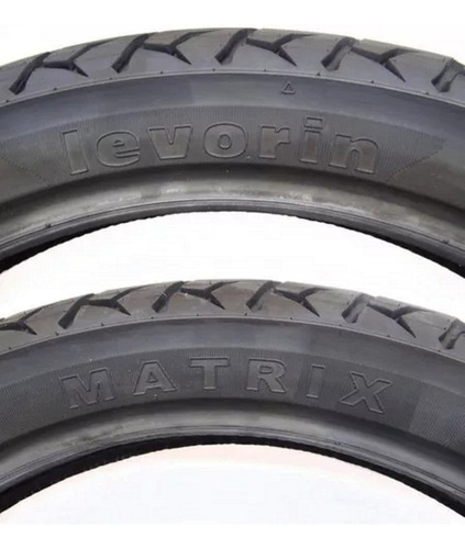 Par Pneu Matrix 90/90-18 + 80/100-18 Levorin Sem Câmara