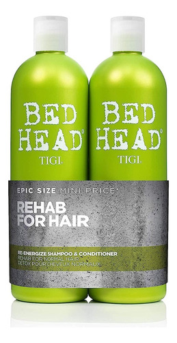 Dúo Champú Y Acondicionador Bed Head Re-energize, 25.36 Oz