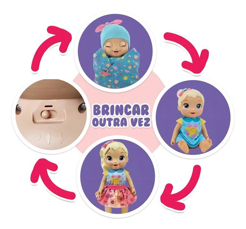 Baby Alive Baby Grows Up - Muñeca que crece y habla